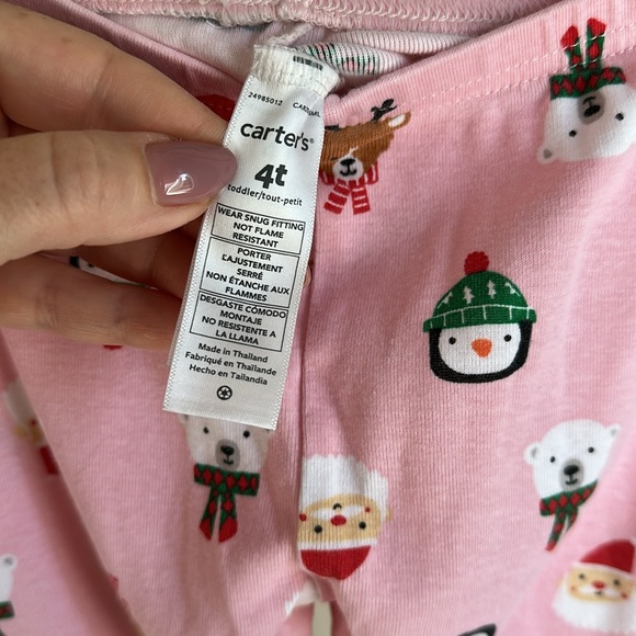 Carter’s Christmas Winter Pajamas 4T - Picture 13 of 16